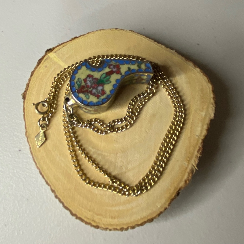Cloisonné whistle